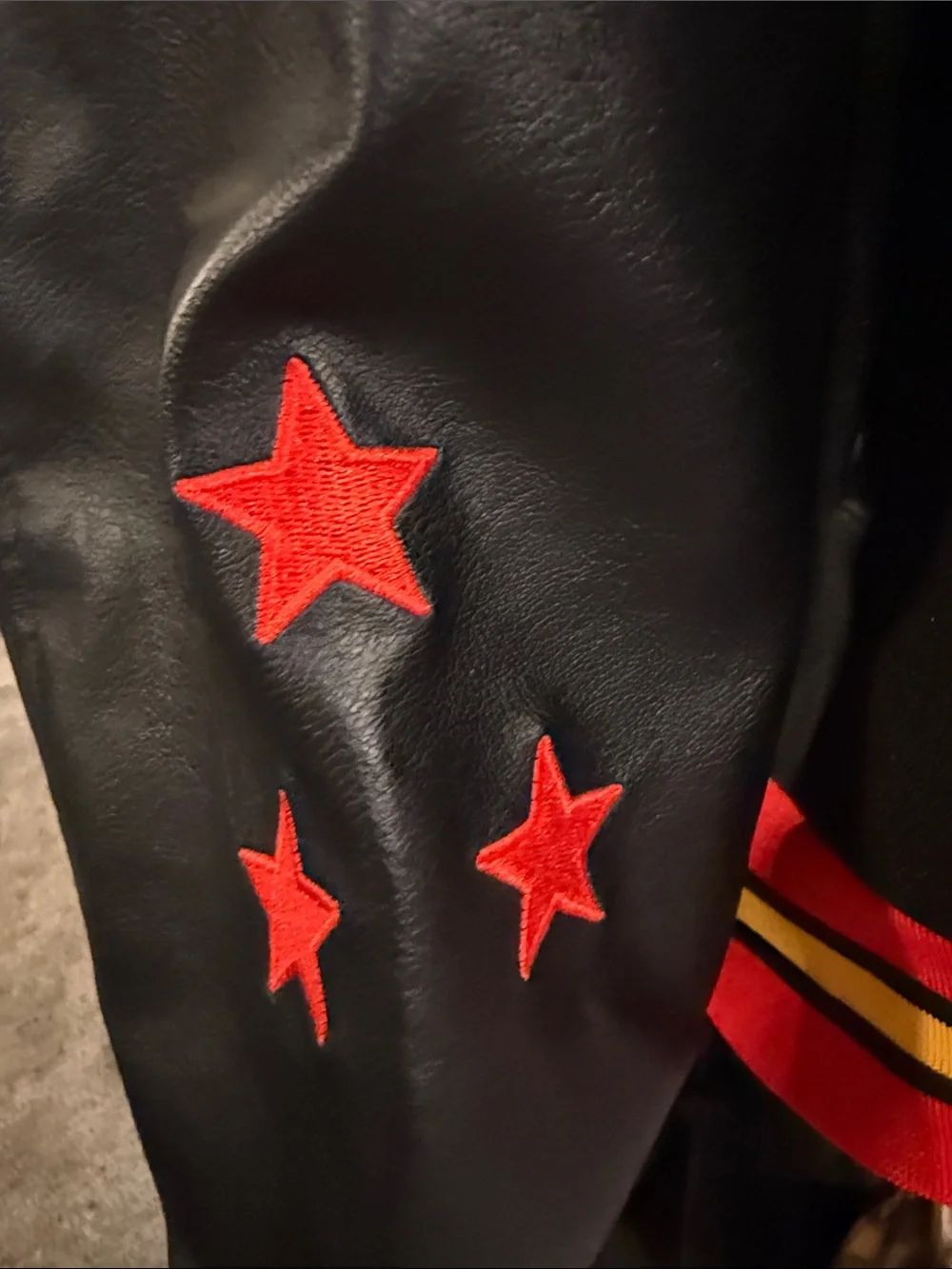 This item is an Allen Iverson "The Answer" tribute varsity letterman jacket. - Picture 7 of 10